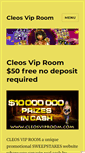 Mobile Screenshot of cleosvipcasino.net